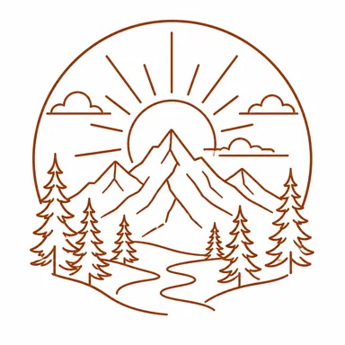Example T-shirt design in the Line Art style