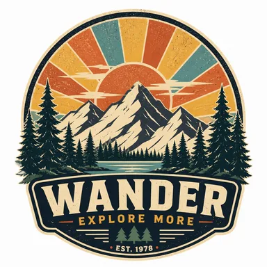 Example T-shirt design in the Vintage Retro style